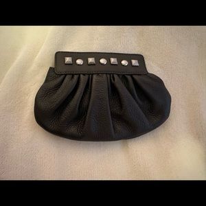 Stuart Weitzman Leather small leather pouch